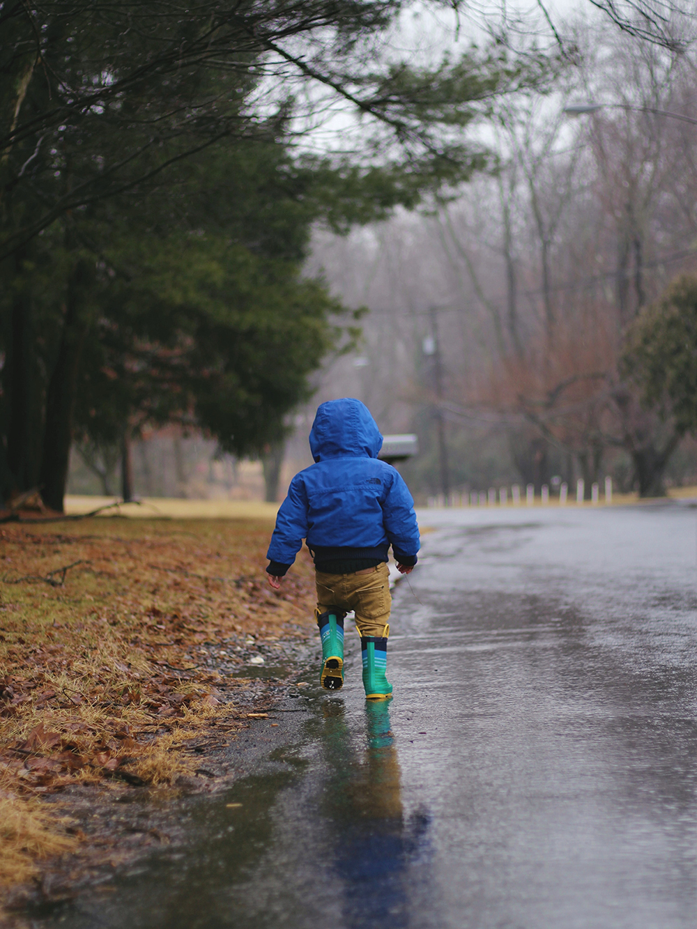 Kid in the Rain